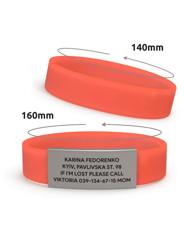 Pulsera de identificación para niños