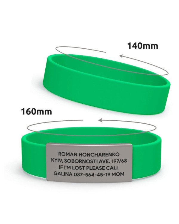 Pulsera de identificación para niños