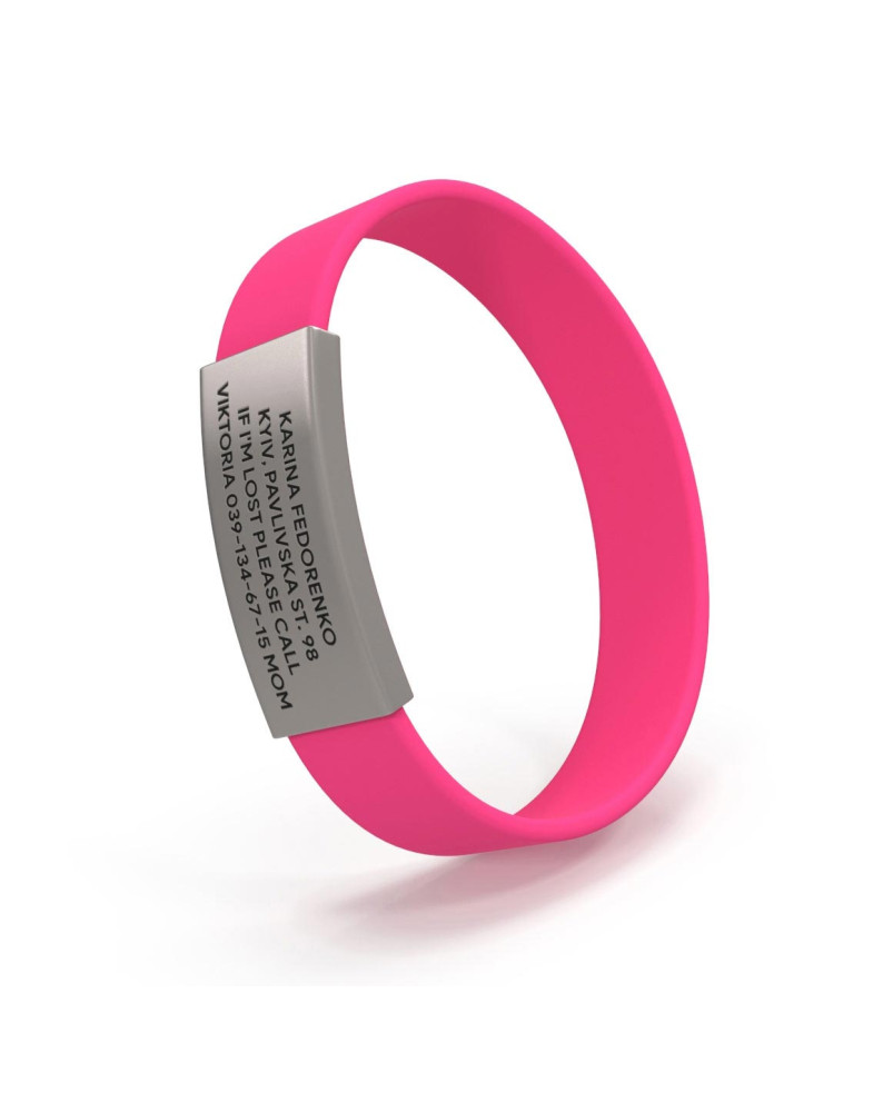 Pulsera ID para niños natural-foto10