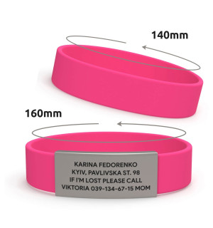 Pulsera de identificación para niños