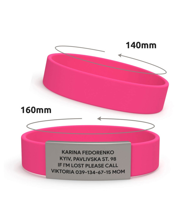 Pulsera de identificación para niños