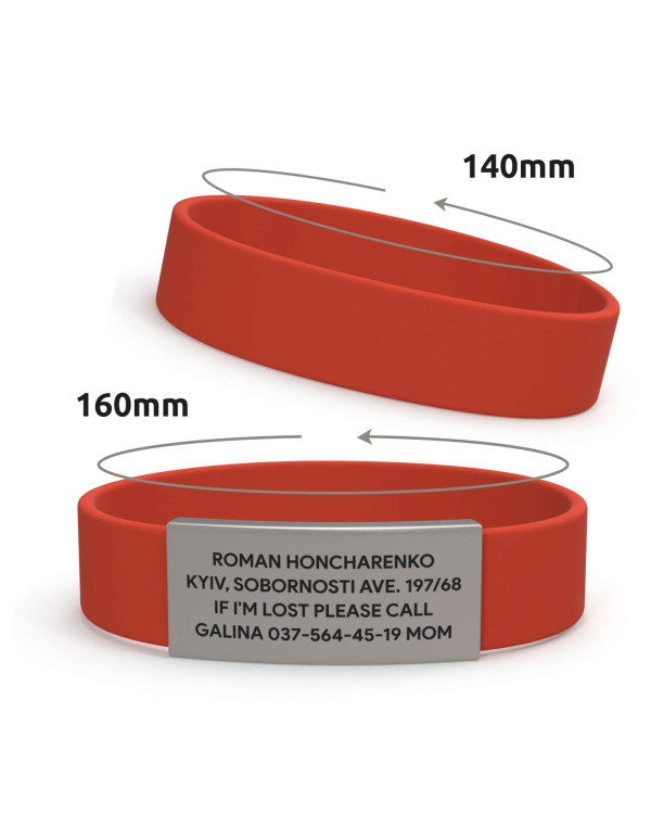 Pulsera de identificación para niños