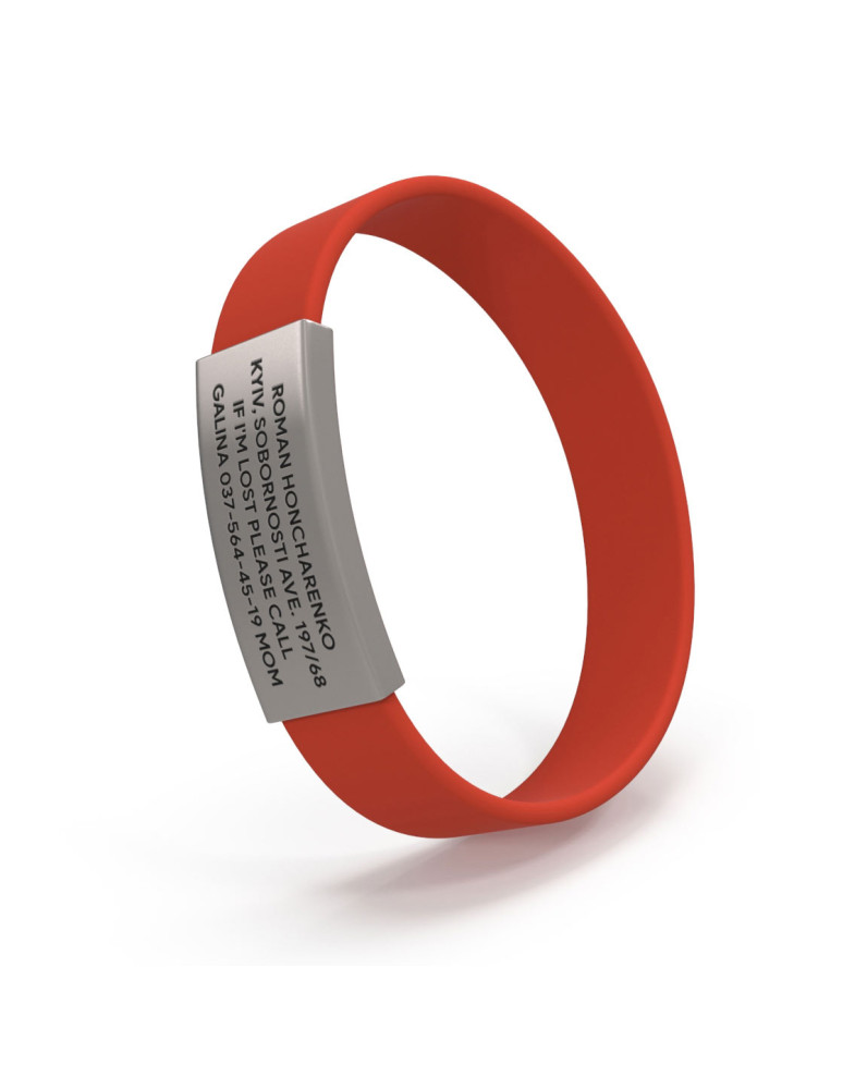 Pulsera ID para niños natural-foto7