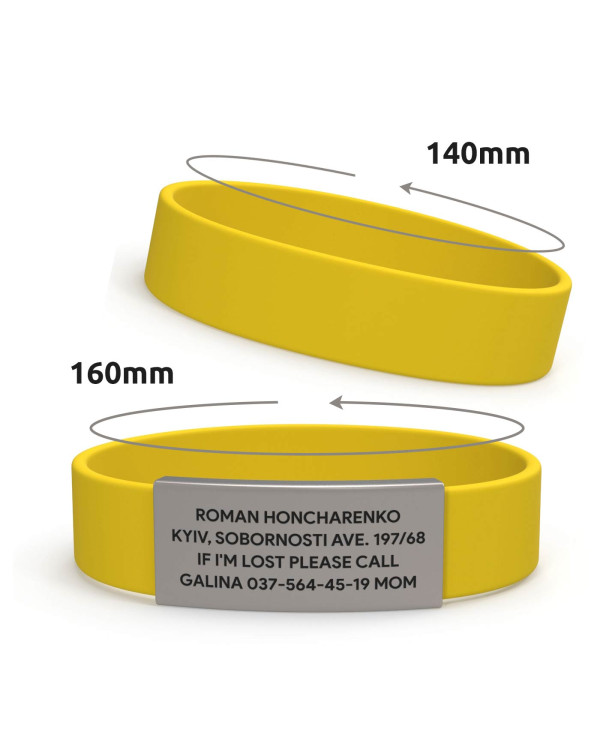 Pulsera de identificación para niños