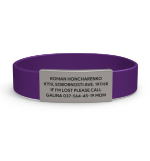 Pulsera de identificación para niños