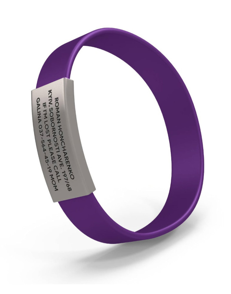 Pulsera ID para niños natural-foto3
