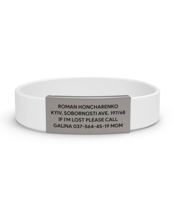 Pulsera de identificación para niños