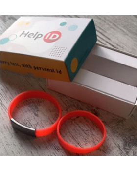 Pulsera ID para niños natural-foto2