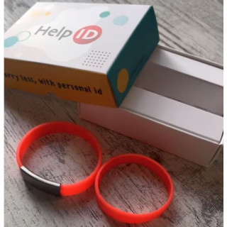 Pulsera ID para niños natural-foto2