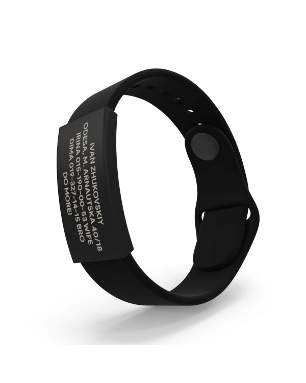 Pulsera de identificación médica