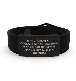 Pulsera de identificación médica