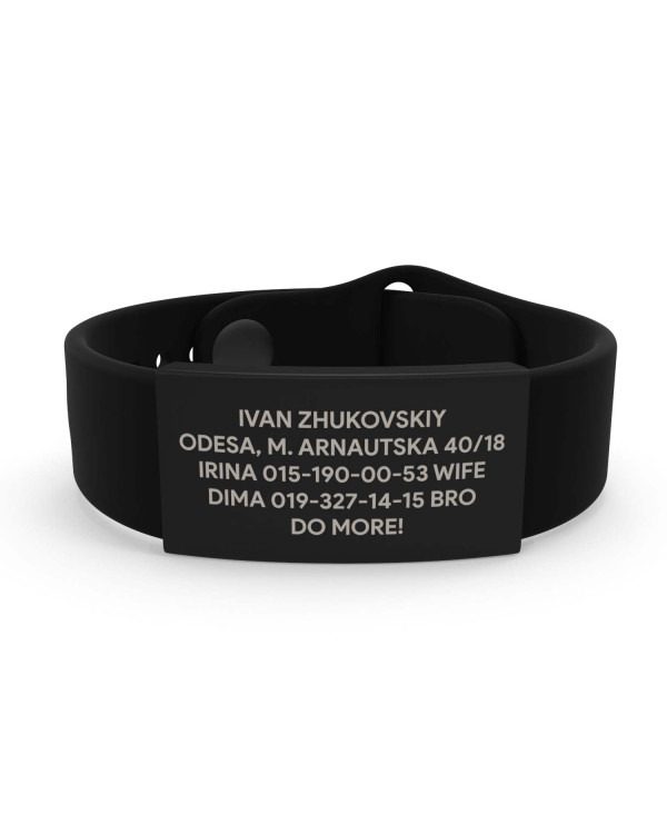 Pulsera de identificación médica
