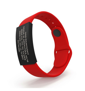 Pulsera de identificación médica