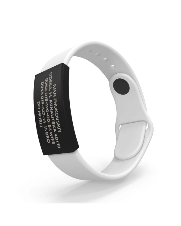 Pulsera de identificación médica