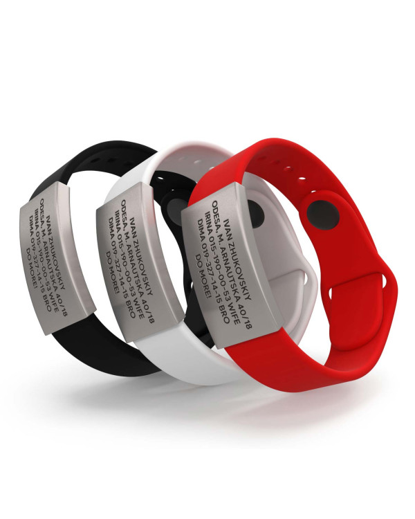 Pulsera de identificación médica