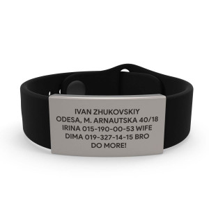 Pulsera de identificación médica