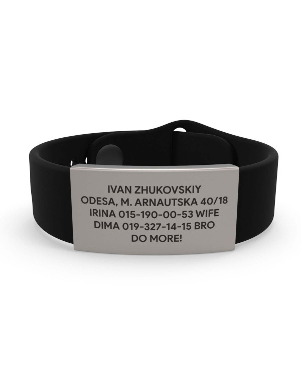 Pulsera de identificación médica