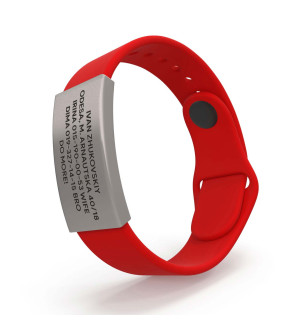 Pulsera de identificación médica