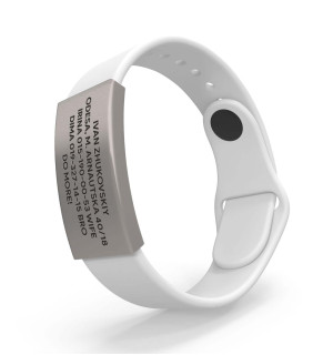 Pulsera de identificación médica