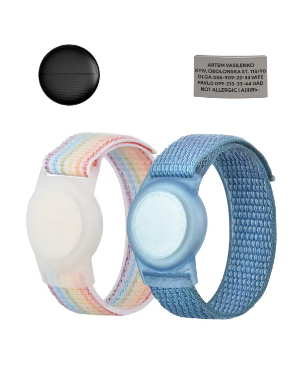 Rastreador infantil Smart Tag con grabado