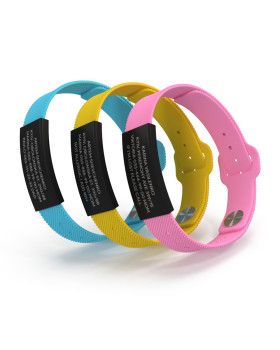 Pulsera ID estilo negra