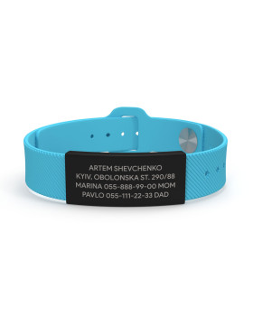 Pulsera ID estilo negra-foto6