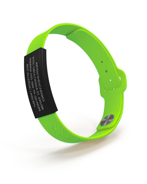 Pulsera de identificación