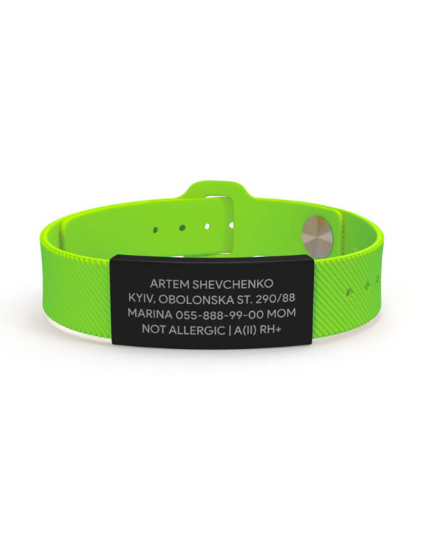 Pulsera de identificación