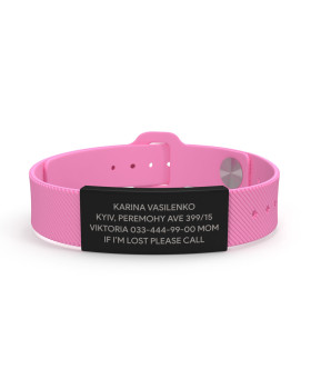 Pulsera ID estilo negra-foto2