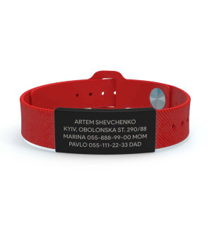Pulsera de identificación
