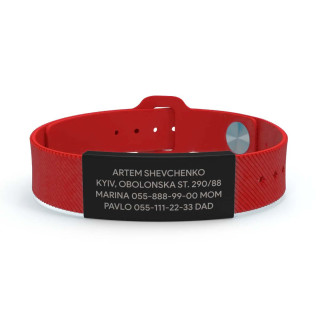 Pulsera ID estilo negra-foto5