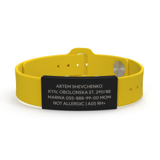 Pulsera ID estilo negra-foto7