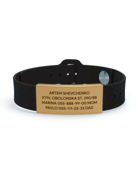 ID Pulsera estilo oro-foto2
