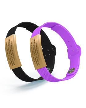 ID Pulsera estilo oro