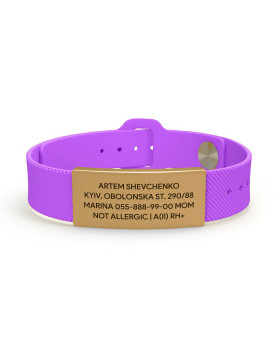 ID Pulsera estilo oro-foto3