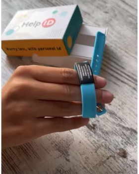 Pulsera ID estilo negra-foto4