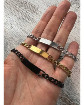ID Pulsera de acero-foto3